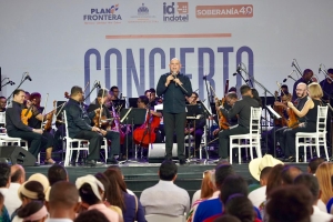 Loma de Cabrera vibró con el concierto de la Orquesta Filarmónica de Santo Domingo