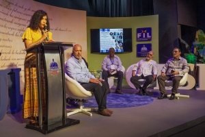 Ponen a circular obras de tres escritores dominicanos en la Feria del Libro