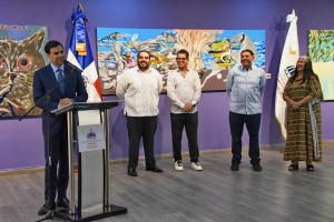 Ministerio de Cultura inaugura exposición del artista Cristian Mateo
