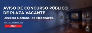 AVISO DE CONCURSO PÚBLICO DE PLAZA VACANTE